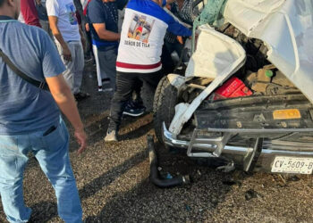 Sufren percance; una dama resultó herida