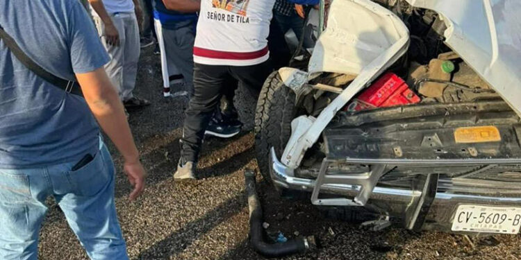 Sufren percance; una dama resultó herida