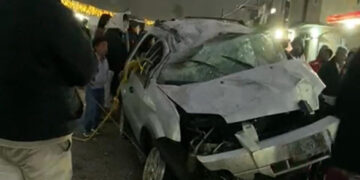 Espectacular volcadura