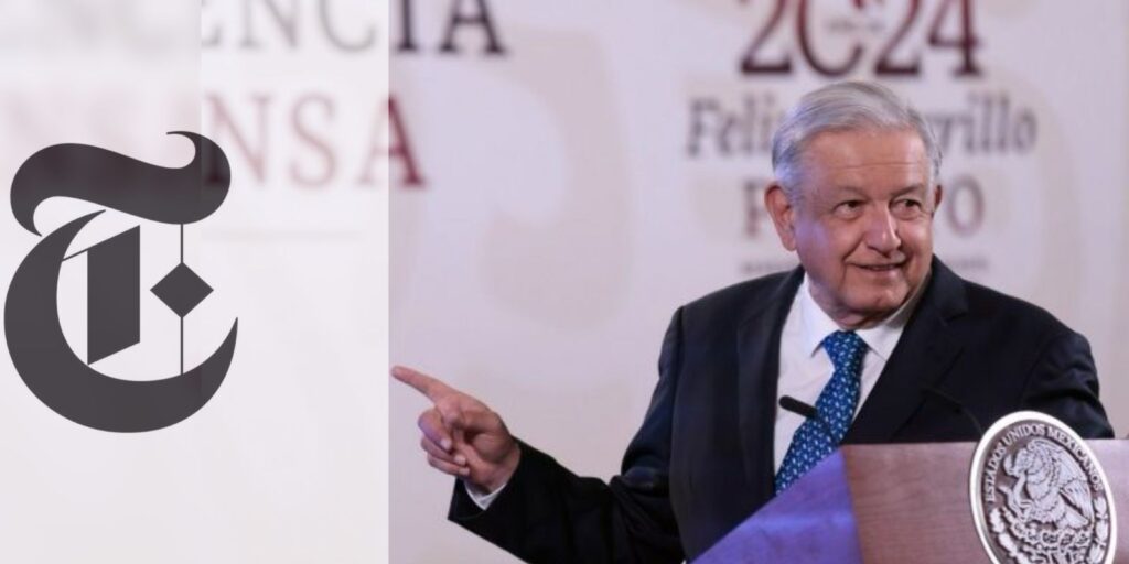 Pleito con NYT tiene atrapado a AMLO