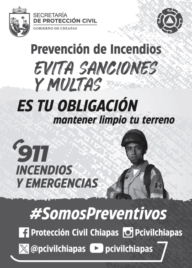 Evita sanciones y multas, ayuda a prevenir los incendios.