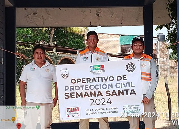 El trabajo coordinado de los tres niveles de gobierno dio buenos resultados, resaltó el titular de PC municipal Rutberto Sandoval.