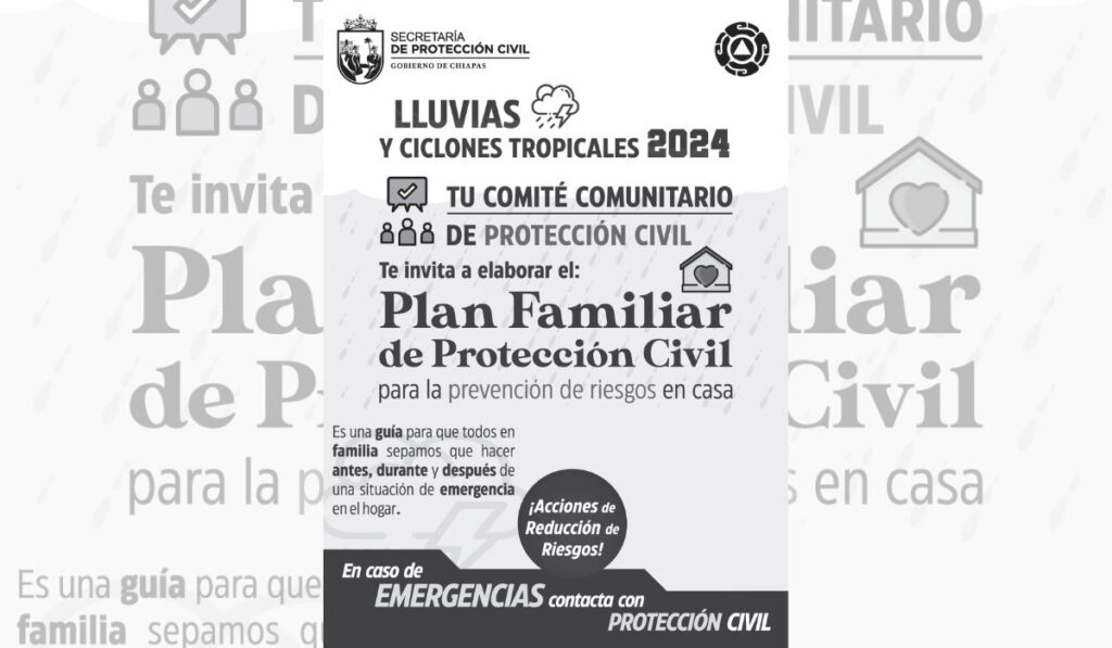 Elabora tu Plan Familiar de Protección Civil para prevenir riesgos