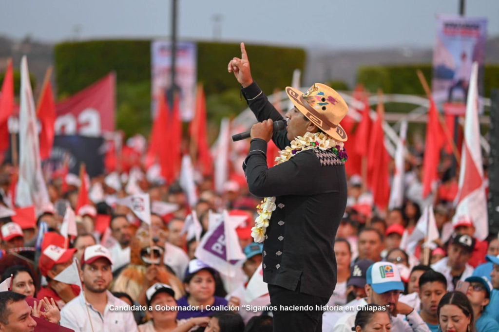 El objetivo de Morena en Chiapas es centrar la disputa electoral entre sus aliados para desplazar al Frente por México y quedarse con la mayor cantidad de espacios políticos. 