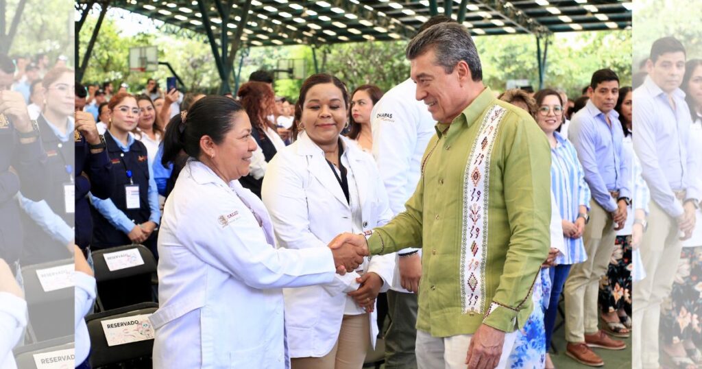 Rutilio Escandón inaugura la Jornada Nacional de Salud Pública 2024 en Chiapas bajo el lema ¡Ponte a mano con tu salud!