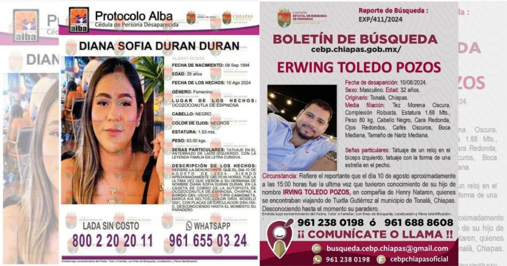 La Fiscalía de Chiapas ha iniciado una investigación bajo el protocolo de feminicidio y homicidio tras el hallazgo de dos cuerpos sin vida en Tuxtla Gutiérrez.