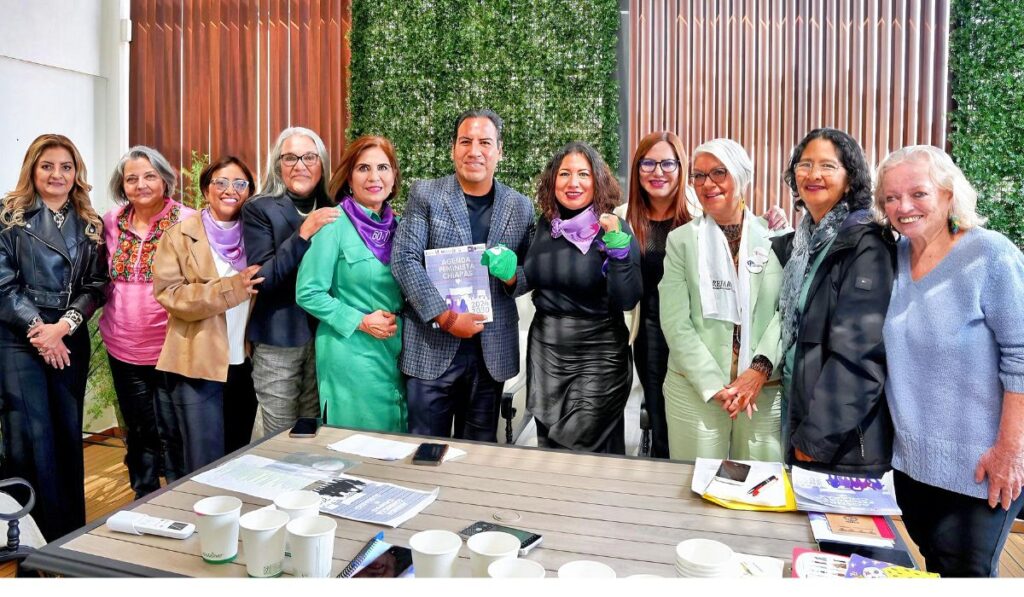 El gobernador electo se reúne con líderes de colectivos feministas para construir una agenda de respeto y equidad para las mujeres en el estado.