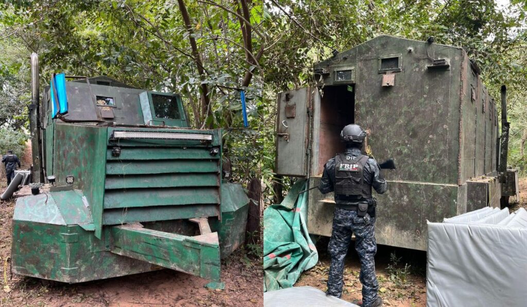Rescatan a ocho personas, detienen a tres presuntos delincuentes y aseguran vehículos blindados.
