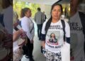 Los senadores no atendieron a las integrantes de la colectiva chiapaneca en el senado.