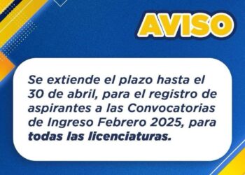 La convocatoria incluye 48 licenciaturas en modalidades presencial, mixta y virtual.