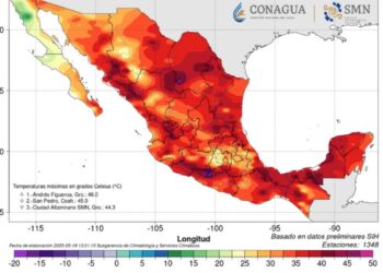 Una defunción por golpe de calor y 19 casos se han registrado en Chiapas durante la temporada; la ola de altas temperaturas continuará en los próximos días.