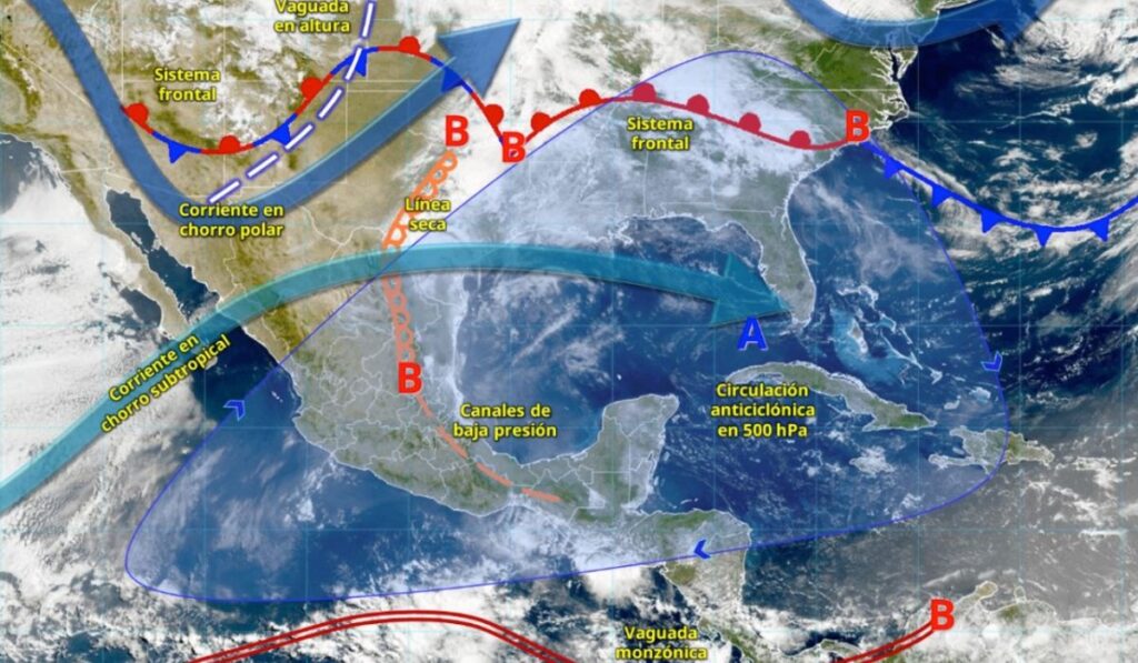 Chubascos, granizadas, calor de hasta 45 °C y oleaje elevado afectarán al estado entre el 19 y 23 de mayo: SMN