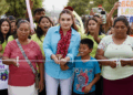 Valeria Rosales inaugura calle en Joaquín Miguel Gutiérrez