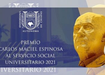 En el marco del 50 aniversario de la Universidad Autónoma de Chiapas, se reconoce la invaluable aportación de Don Carlos Maciel Espinosa.