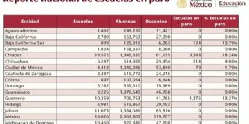 El paro de la Coordinadora afectó a más de 3 mil escuelas en Chiapas.