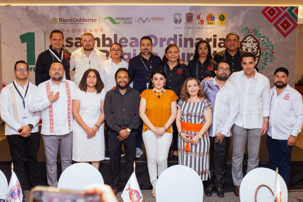 Contralores del sureste se reunieron en Tuxtla para evaluar avances institucionales, coordinar esfuerzos y reforzar la legalidad en la administración pública.