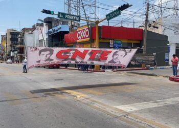 Van 11 días de protestas del magisterio por el Paro Nacional.
