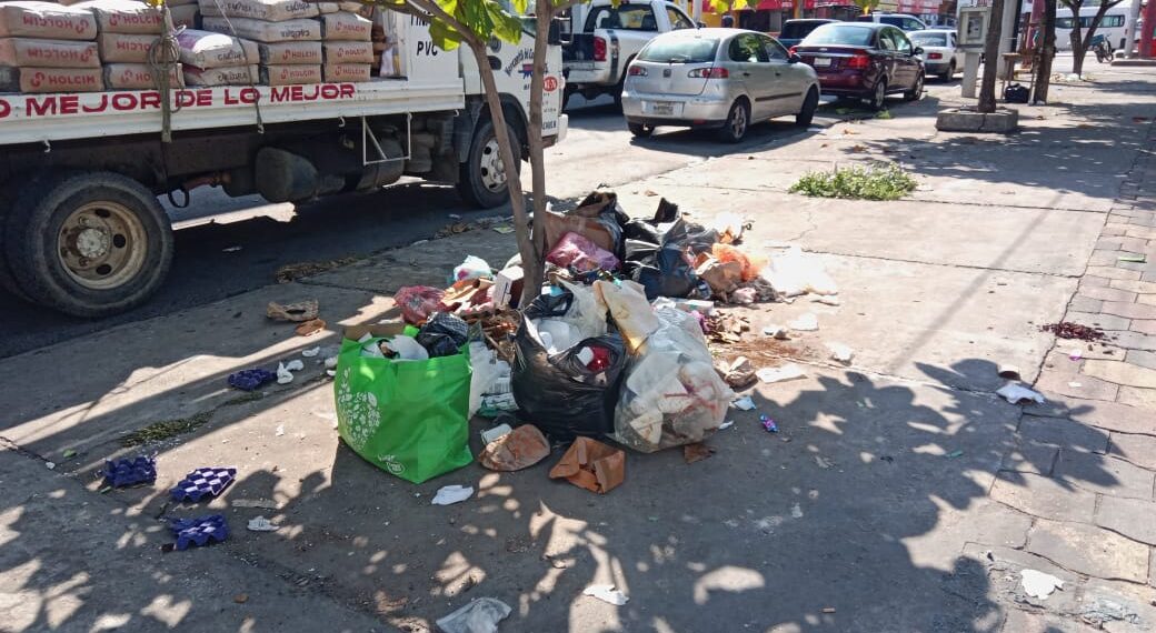 Ciudadanos han denunciado que esto da una mala imagen además de ser un foco de infección.