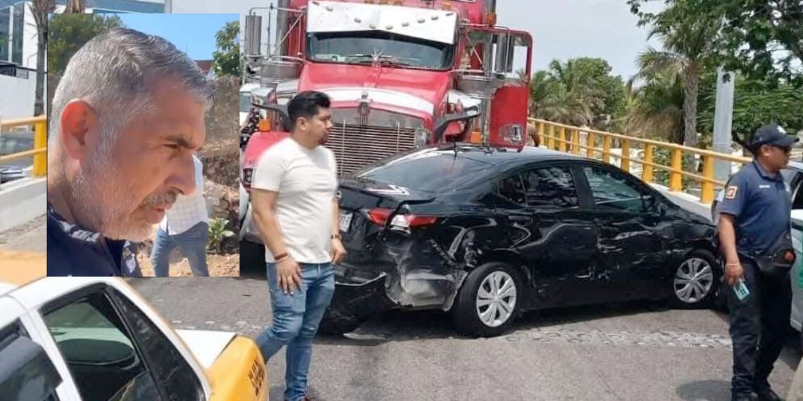 Mal diseño y fallas en el Libramiento Norte provocaron accidente múltiple; vecinos temen tragedias mayores.