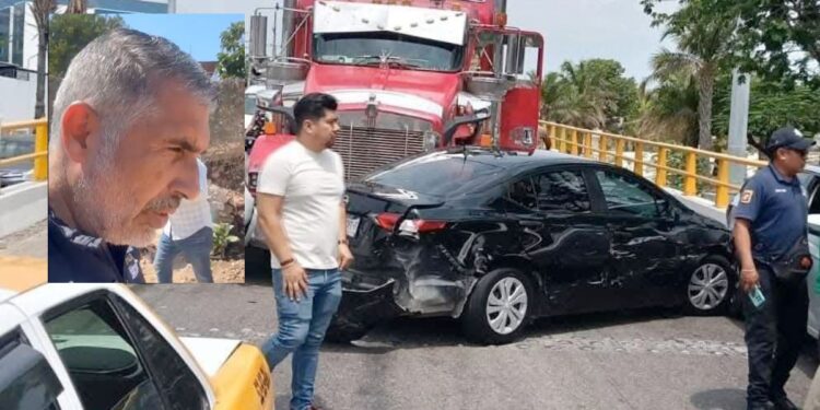 Mal diseño y fallas en el Libramiento Norte provocaron accidente múltiple; vecinos temen tragedias mayores.