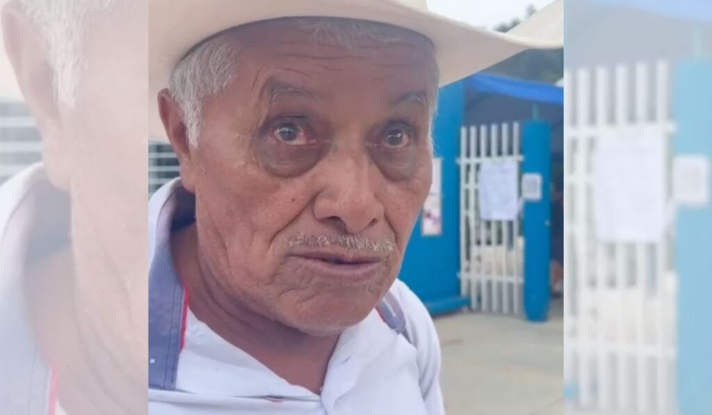 Ciudadanos como Don Manuel caminaron más de una hora para ejercer su derecho al voto.