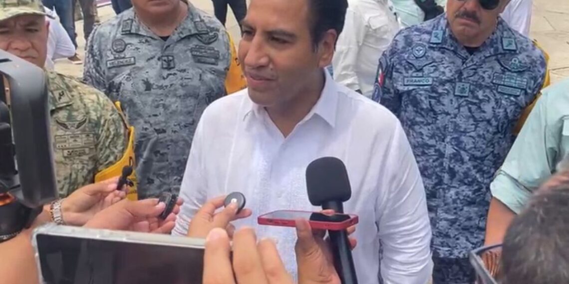 Gobernador confirmó coordinación con el Ejército guatemalteco tras emboscada a policías estatales en Frontera Comalapa.