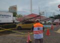 Vientos de hasta 80 km/h provocaron afectaciones viales en Tuxtla Gutiérrez.
