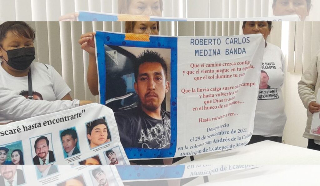 Las madres buscadoras del Estado de México se trasladaron a Cacahoatán ante un posible indicio de Roberto Carlos Medina, desaparecido desde 2021