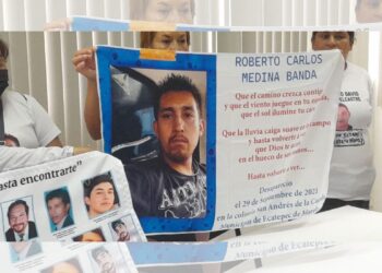 Las madres buscadoras del Estado de México se trasladaron a Cacahoatán ante un posible indicio de Roberto Carlos Medina, desaparecido desde 2021