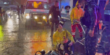 Motociclista derrapa tras maniobra evasiva; el responsable huyó del lugar