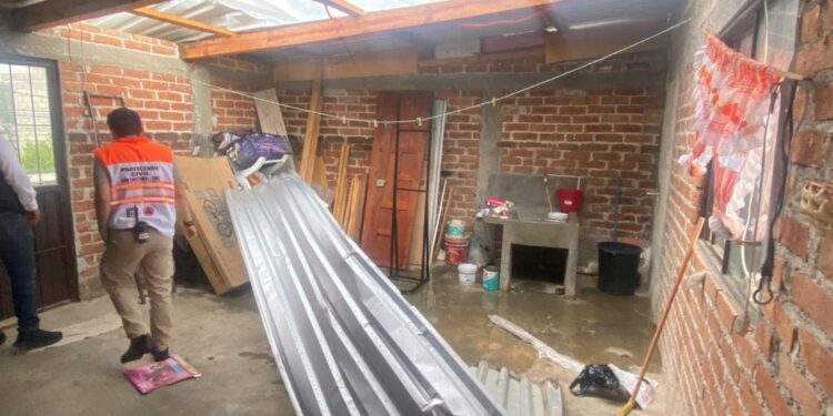 El fenómeno natural conocido como “culebra”, ocurrió en la zona Norte de la ciudad.