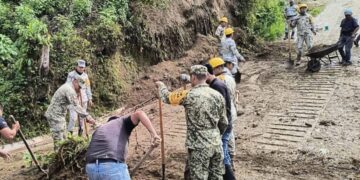 Tacaná provocó derrumbes tras intensas lluvias en Unión Juárez.
