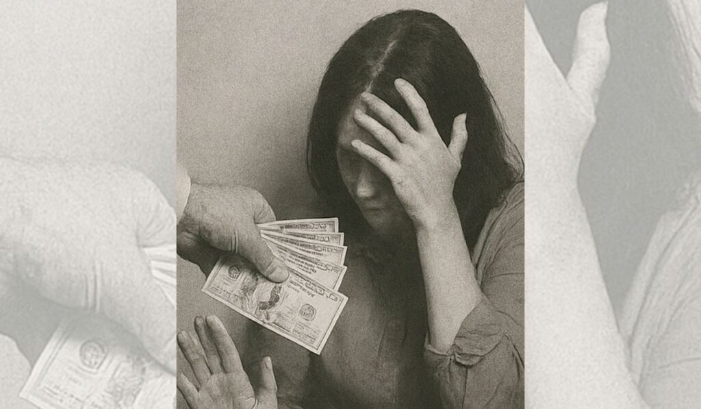 Es otra forma de morir, solo que más lenta. La ley todavía no entiende que ser madre, cuidadora y esposa no te convierte en dependiente, sino en sostén.