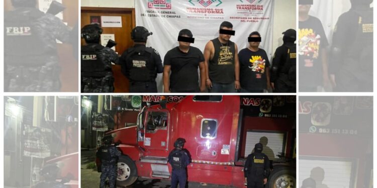 Detienen a seis personas con drogas en Cacahoatán y Frontera Comalapa.