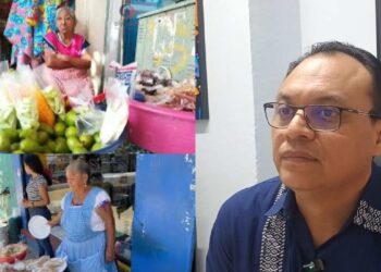Canasteras del centro de Tuxtla luchan contra el calor y la indiferencia. El Ayuntamiento no les apoyo ni reconoce. Gracias al regidor Miguel Ángel Zárate Izquierdo, fueron escuchadas. Ramiro Trejo/Ultimátum