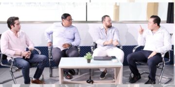 Jóvenes de distintas fuerzas políticas confrontan posturas en Frente a Frente.