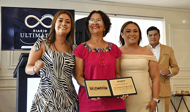 Gracias a Ultimátum por el reconocimiento y por impulsar el periodismo con perspectiva de género 