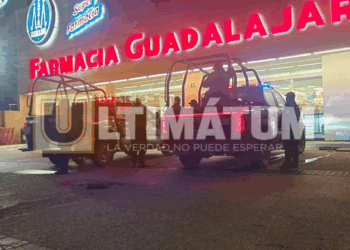 Sujetos ebrios iniciaron pelea en sucursal de Tuxtla Gutiérrez