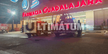 Sujetos ebrios iniciaron pelea en sucursal de Tuxtla Gutiérrez