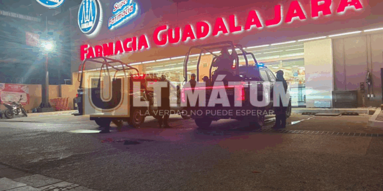 Sujetos ebrios iniciaron pelea en sucursal de Tuxtla Gutiérrez