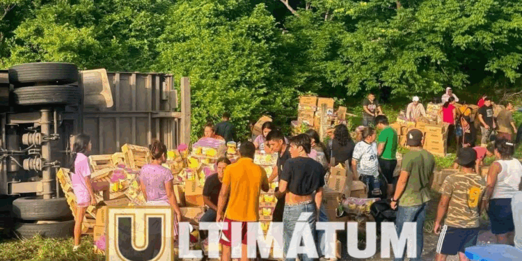 Tres lesionados y rapiña de leche en polvo en Tonalá