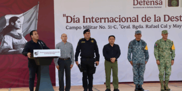 Poder Judicial Chiapas, Juan Carlos Moreno Guillén, Eduardo Ramírez Aguilar, Día del Desarme, armas de fuego, cultura de paz, justicia Chiapas, fuerzas armadas, estado de derecho, 3er Regimiento El Sabino