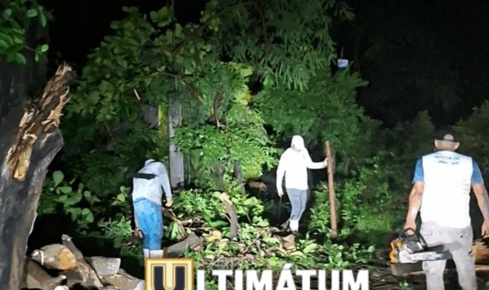 Autoridades piden precaución a automovilistas por trabajos de limpieza.