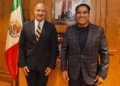 Eduardo Ramírez se reunió con el titular de la SICT para dar seguimiento al proyecto prioritario que detonará el desarrollo en la región.
