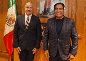 Eduardo Ramírez se reunió con el titular de la SICT para dar seguimiento al proyecto prioritario que detonará el desarrollo en la región.