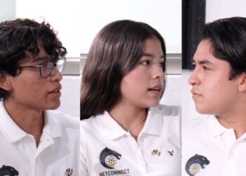 Mediante un arduo trabajo en equipo, tres estudiantes del Cobach triunfaron en EE. UU. con su proyecto de ciberseguridad Netconnect.