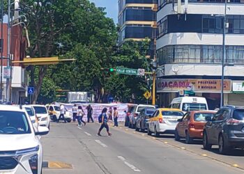 Cerraron la circulación en la principal arteria de Tuxtla Gutiérrez.