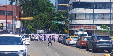 Cerraron la circulación en la principal arteria de Tuxtla Gutiérrez.