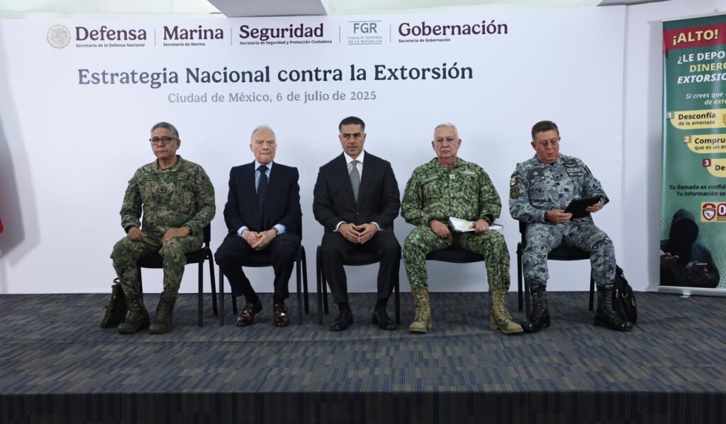 García Harfuch presentó plan para proteger a víctimas y detener a responsables.