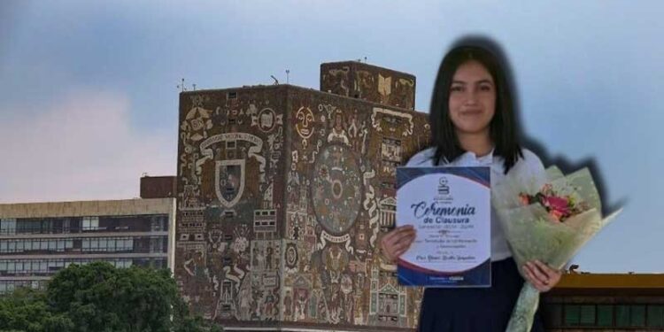 Lizette Jacqueline Cruz Gómez, originaria de Ocosingo, fue reconocida en la UNAM por ingresar a la licenciatura en Ingeniería Aeroespacial con puntuación perfecta: 120 aciertos en el examen de admisión.